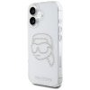 KARL LAGERFELD futerał do IPHONE 16 KLHCP16SHKHDCELT (IML Rhinestones K Head) transparentny